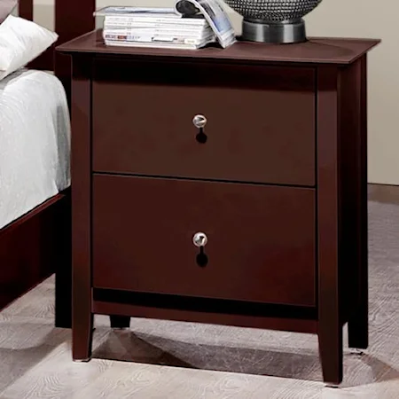 Two Drawer Nightstand